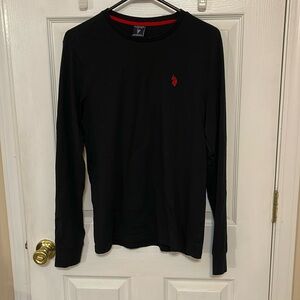 US Polo long sleeve black T-shirt